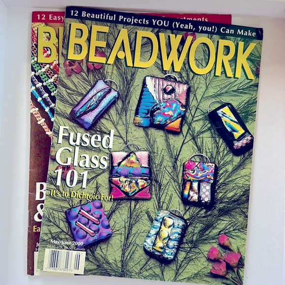 BEADWORK MAGAZINE 2 ISSUES YEAR 2000 - Picture 1 of 9